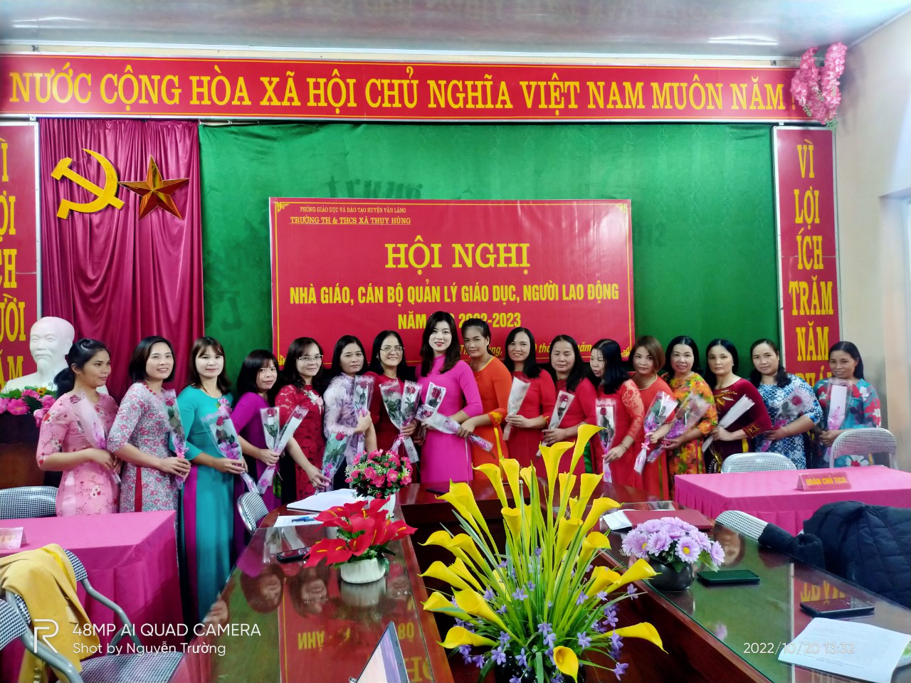 Hình ảnh CBGVNV trong hội nghi NGCBQLNLĐ năm học 2022-2023
