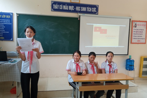 Đại hội Chi đội trường THCS xã Tân Thanh