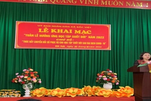 Tuần lễ học tập suốt đời năm 2022 với chủ đề: “Thúc đẩy chuyển đổi số phục vụ cho học tập suốt đời sau đại dịch Covid-19”