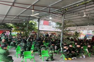 Trường mầm non thị trấn Na Sầm xây dựng kế hoạch tổ chức hội thảo chuyên đề “Xây dựng trường mầm non lấy trẻ làm trung tâm” Chủ đề “ Bé tập làm chú Bộ đội” năm học 2022-2023