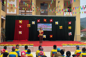 TRƯỜNG MẦM NON XÃ HỒNG THÁI TỔ CHỨC THÀNH CÔNG   HỘI THI “BÉ VỚI AN TOÀN GIAO THÔNG” NĂM HỌC 2022-2023
