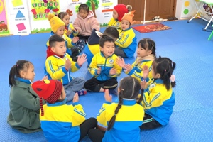 MẦM NON XÃ HOÀNG VIỆT HƯỚNG ĐẾN MỤC TIÊU XÂY DỰNG TRƯỜNG HỌC HẠNH PHÚC