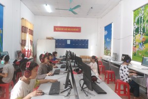 Trường Tiểu học xã Hoàng Việt Tổ chức thành công cuộc thi IOE Tiếng Anh trên Internet vòng thi cấp tỉnh Năm học 2022 – 2023